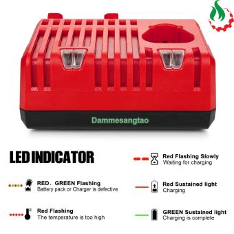 Sạc pin Mil 12V-18V nhận mạch zin