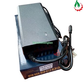 Sạc 4S 14.6V 10A dùng cho pin sắt Li-Fe 3.2V (Có quạt)