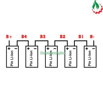 Mạch pin makita 5S 18V 80A sạc adapter bảo vệ pin Li-ion 3.7V
