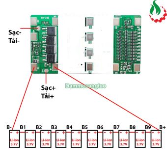 Mạch 10S 36V-20A BW Li-ion 3.7V cho xe điện cân bằng