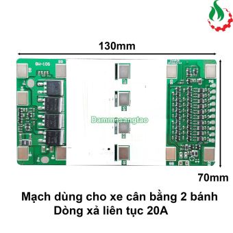 Mạch 10S 36V-20A BW Li-ion 3.7V cho xe điện cân bằng