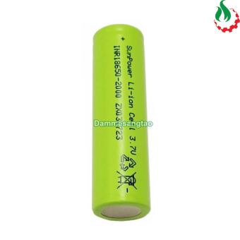 Cell pin 18650 SunPower Li-ion 3.7V 2000mAh 10C - Xả 20A