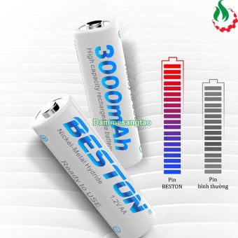  Pin sạc AA AAA Beston 1.2V dung lượng cao