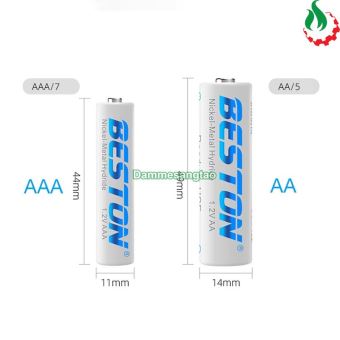  Pin sạc AA AAA Beston 1.2V dung lượng cao