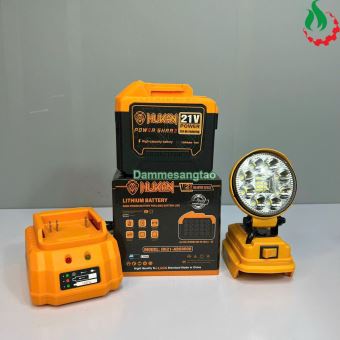 (Quà tặng) Pin 21V Hukan HK21-ABS8000 8.0AH 20 cell - xả 5C