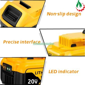 Pin Dewalt 18V Li-ion nhận sạc zin