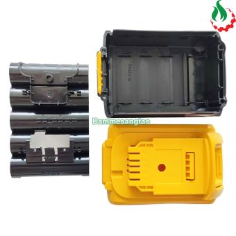 Vỏ pin Dewalt 18V sạc adapter và sạc zin (10 cell 18650)