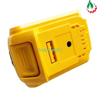 Vỏ pin Dewalt 18V sạc adapter và sạc zin (10 cell 18650)