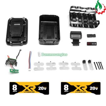 Vỏ pin Dewalt 18V 21700 Li-ion 3.7V nhận sạc zin