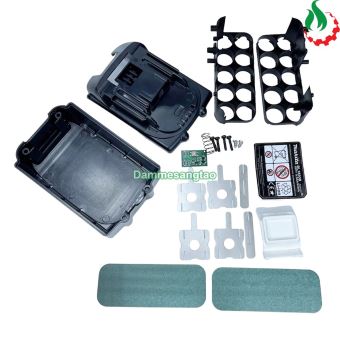 Vỏ pin makita 18V 18650 adapter có báo pin (Mẫu 1)