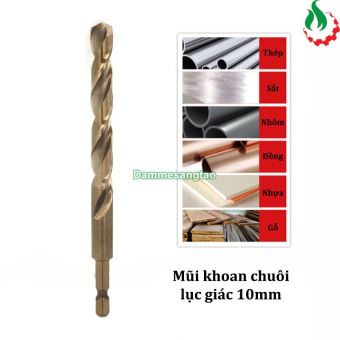 Mũi khoan sắt chuôi lục giác 6mm - 12mm
