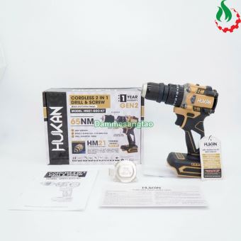 Máy khoan pin 21V Hukan HM21-G2C-K7 65N.m
