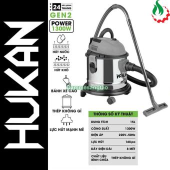 Máy hút bụi điện Hukan G2-HBCN15L