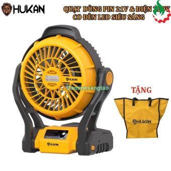 Quạt pin 21V Hukan HK-LCF2440i chân pin phổ thông