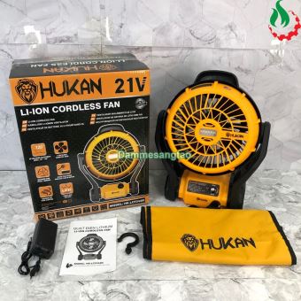 Quạt pin 21V Hukan HK-LCF2440i chân pin phổ thông