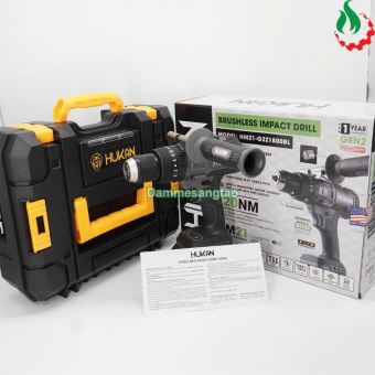 Máy khoan pin 21V Hukan HM21-G2Z1800BL 120Nm (Không chổi than)