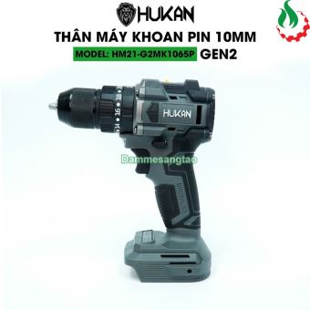 Máy khoan pin 21V Hukan HM21-G2MK1065P 65Nm (Không chổi than)