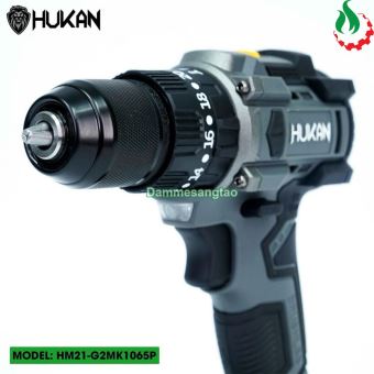 Máy khoan pin 21V Hukan HM21-G2MK1065P 65Nm (Không chổi than)