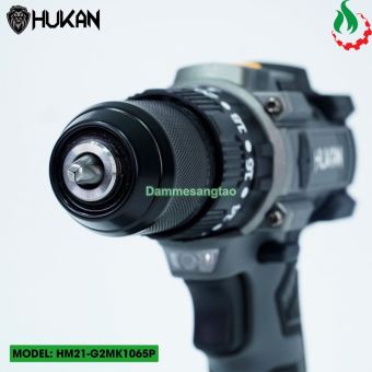 Máy khoan pin 21V Hukan HM21-G2MK1065P 65Nm (Không chổi than)