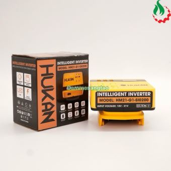 Bộ Chuyển Đổi Nguồn 18-21VDC Sang 220VAC Hukan HM21-G1-SI0200 Chân Pin Phổ Thông