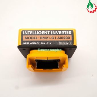 Bộ Chuyển Đổi Nguồn 18-21VDC Sang 220VAC Hukan HM21-G1-SI0200 Chân Pin Phổ Thông