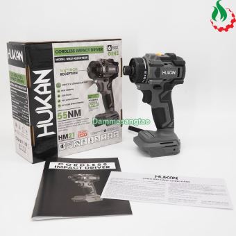 Máy chuyên vít cấp trượt pin 21V Hukan HM21-G2CVT555 55N.m