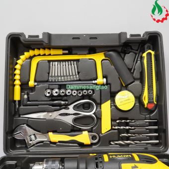 Máy khoan điện Hukan HKG2-MK800DN (Full thùng 34 món phụ kiện)