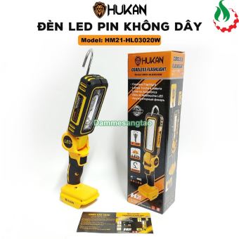 Đèn gập pin Hukan HM21-HL03020W Công suât 20W (3 LED)