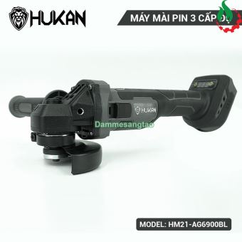 Máy mài góc pin 21V Hukan HM21-AG6900BL (3 cấp tốc độ)