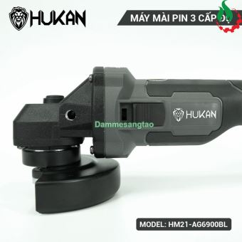 Máy mài góc pin 21V Hukan HM21-AG6900BL (3 cấp tốc độ)