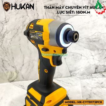 Máy bắn vít pin 21V Hukan HK-CVTD173PCK 180Nm