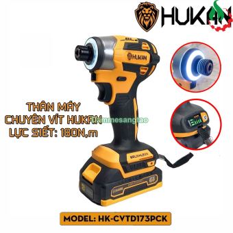 Máy bắn vít pin 21V Hukan HK-CVTD173PCK 180Nm