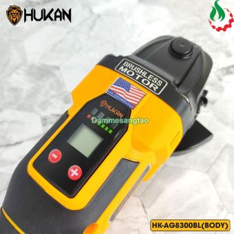Máy mài pin 21V Hukan HK-AG8300BL động cơ không chổi than