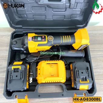 Máy mài pin 21V Hukan HK-AG8300BL động cơ không chổi than