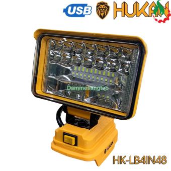Đèn led HUKAN 21V siêu sáng chân pin makita (Không pin)