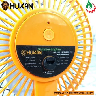 Quạt Pin 21V Hukan HK-RFN0700mini