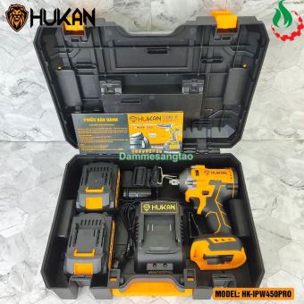 Máy siết bulong pin 21V Hukan HK-IPW450PRO 450Nm