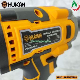 Máy siết bulong pin 21V Hukan HK-IPW450PRO 450Nm