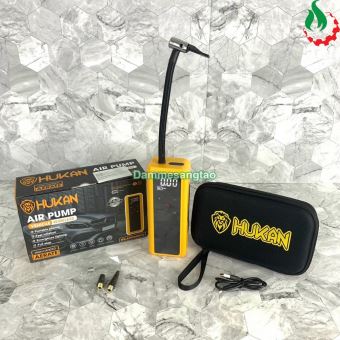 Máy bơm hơi mini đa năng dùng pin Hukan HK-AP0060kid (Tích hợp pin trong máy)