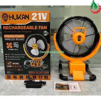 Quạt dùng pin 21V Hukan HK-CRF3500M