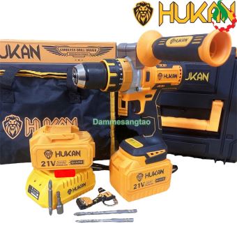 Máy khoan pin 21V HUKAN HK-Z1600BL 100Nm