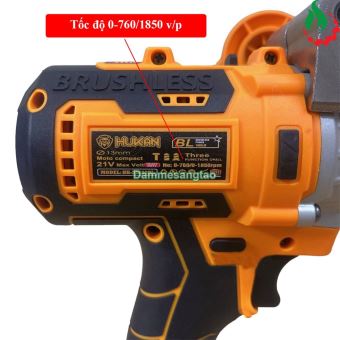 Máy khoan pin 21V HUKAN HK-Z1600BL 100Nm