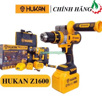 Máy khoan pin 21V HUKAN HK-Z1600BL 100Nm