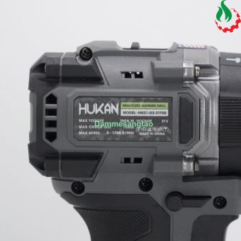 Máy khoan pin 21V Hukan HM21-G2-Z1700 100N.m