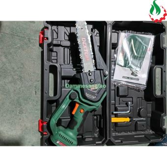 Máy cưa xích pin 21V Dekton M21-CS08BLC Lam xích 8inch (20cm)