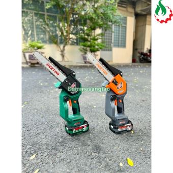 Máy cưa xích pin 21V Dekton M21-CS08BLC Lam xích 8inch (20cm)