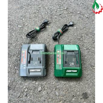 Sạc pin Dekton M21-S40F (4.0A) chân pin Makita có quạt tản nhiệt