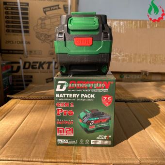 Pin Dekton M21-B7500Plus chân pin Makita (Vỏ chống cháy)