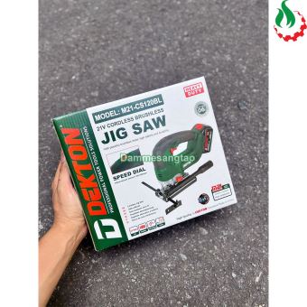 Máy cưa sọc pin 21V Dekton M21-CS120BL góc nghiêng 45 độ (Không chổi than)