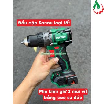 Máy khoan pin 21V Dekton M21-ID1390CP 90Nm (Đầu cặp 13mm)